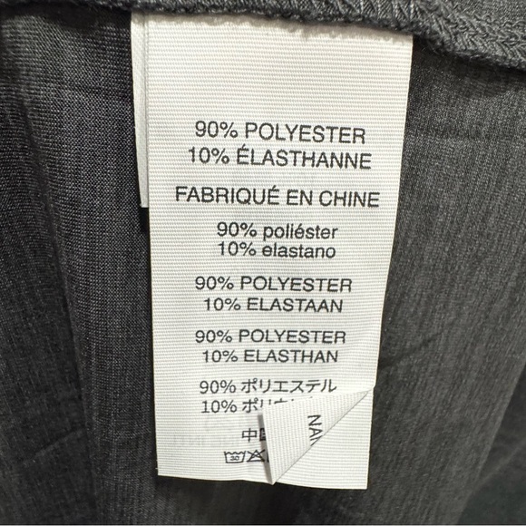 Vuori Long Sleeve Lux Crew Tee in Charcoal Heather Sz M - Picture 6 of 7